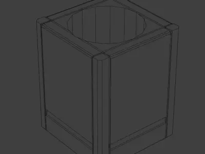 Collection of street models for gamedev Low-poly 3D model