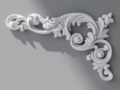 Ornament 234x150x15mm 3D model