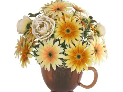 Field Flowers 3D model