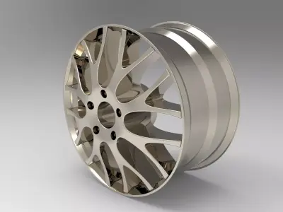 Wheel Rim 3D model 3D print model