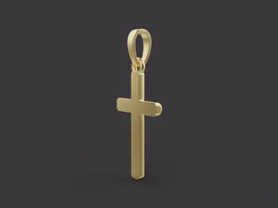 Cross Pendant 61477 3D print model