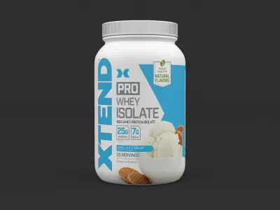 Protein Isolate Powder 3D model