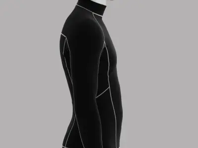 Activewear Long Sleeve Shirt 3D model