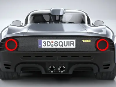 Gordon Murray T33 2024 3D model