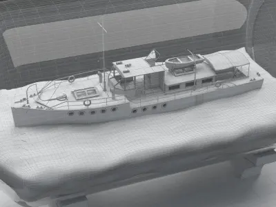 Ship in the Jar 3D model