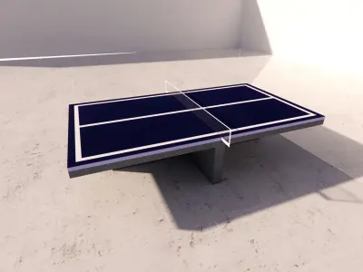 Ping pong table 3D model