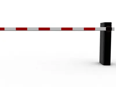 Automatic barrier 3D model
