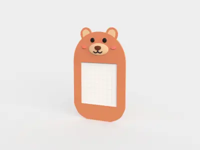 Cartoon Animal Frames Pack 01 Low-poly 3D model