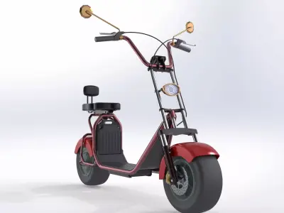Urban Electric Scooter 3D model