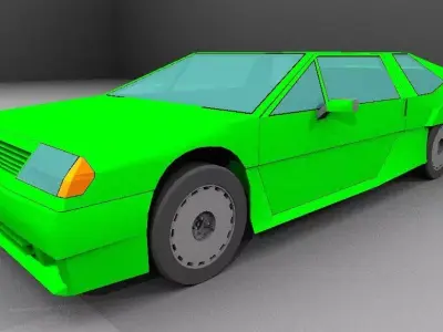 Saxon Valletta concept car 3D model