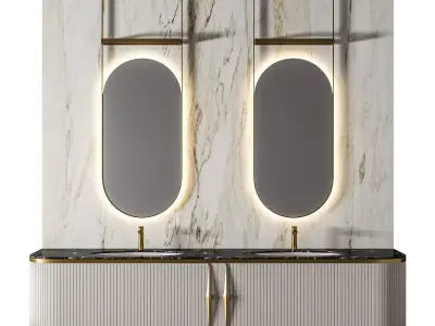 Luxury Bathroom 156 3D model