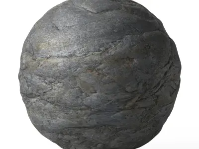 Rock wall 2 3D model