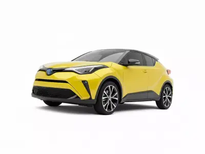 Toyota CH 2024 Concept Low-poly 3D model