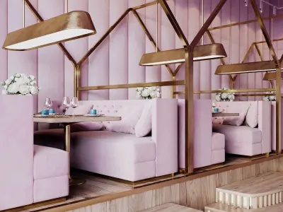 Restaurant 04 3D model