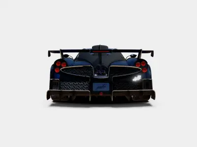 Sports car Pagani Models 3D model