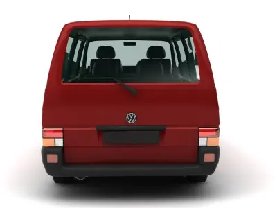 volkswagen transporter 1998 3D model