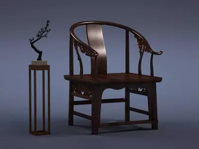 cabinet cabinet wardrobe sofa bed table bookshelve 3D model