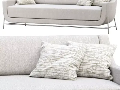 Ski Sofa by HBF furniture 3D model