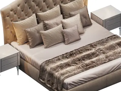 BED EGOIST LETTO DV HOME COLLECTION 3D model