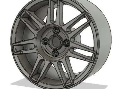Yaris Cup wheel 3D print model