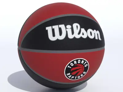 Wilson Toronto Raptors Basketball 3D model