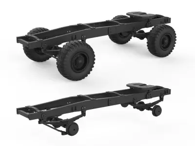 Chassis IFA W50 3D print model