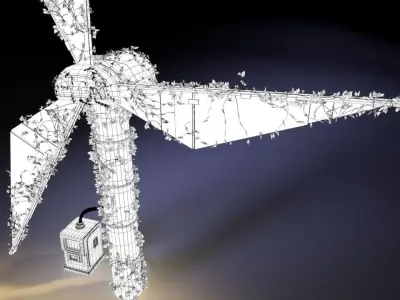 Windmill ivy eco 3D model