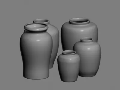 vase 25 3D model purchase