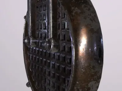 Cave Door  Low-poly 3D model