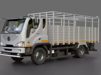 Ashok Leyland Boss 1915 HB 3D model