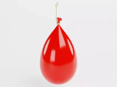 Water Balloon - Optimized for Blender Physics Simulations Low-poly 3D model