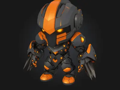 Shadow Sentinel  Guardian of the Night 3D print model