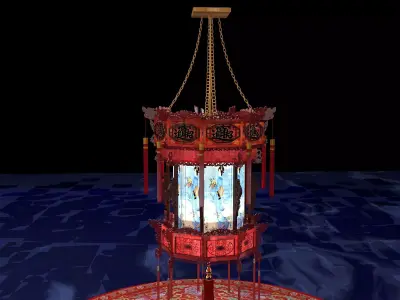 Chinese palace lantern   3D model order