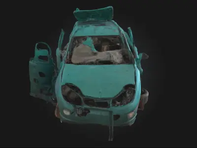 Abandoned Dreamcar  A Forgotten Vision of the Future 3D model
