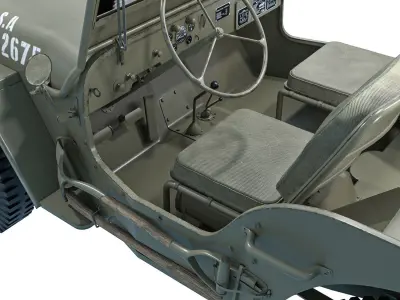Jeep Willys MP 1942 3D model