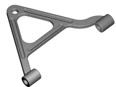 Kids Vehicle Suspension Arm 3D print model