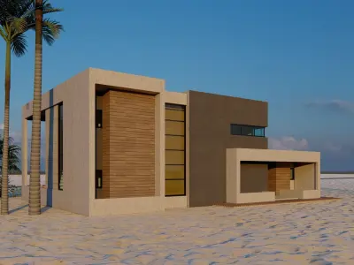 BEACH HOUSE 2 3D model