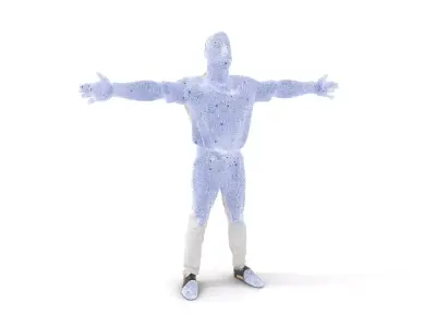 Casual Attire Character model pack Low-poly 3D model