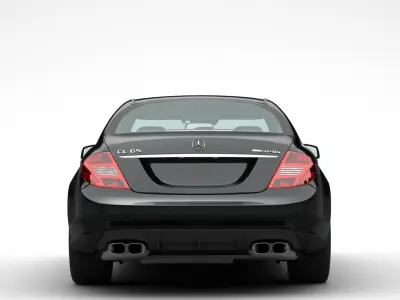 Mercedes Benz CL65 Coupe 3D model