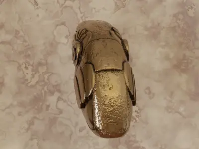 Aztec symbol pendant 4 Flint Knife - Tecpatl 3D print model