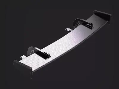 Spoiler tuning design car auto garage  3D model