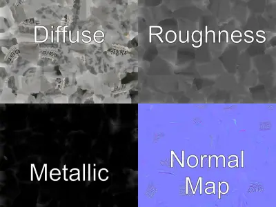 Mystic Wizards Hat with Enchanted Runes model pack Low-poly 3D model