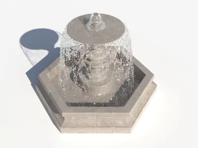 Fountain 3D model buy