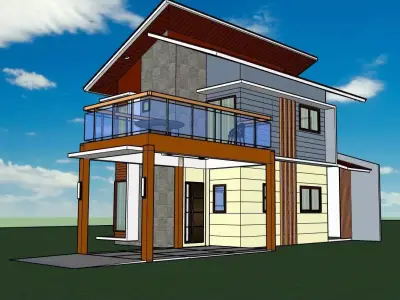 house exterior design  3D model