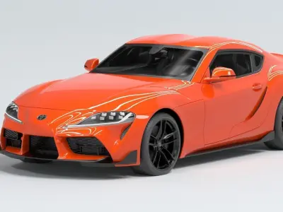 toyota supra  3D model
