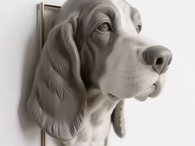 Basset Hound 3D print model