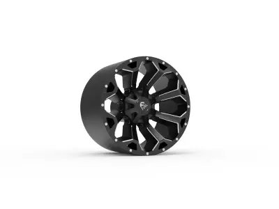 fuel off road ASSAULT wheel 3d print model 3D print model