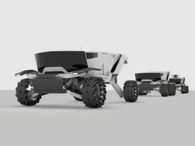 All Terrain Space Rover 3D model