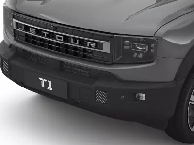 2026 Chery Jetour T1 with Interior 3D model