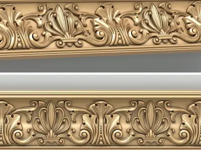 Decorative Moldings collection 04 3D model